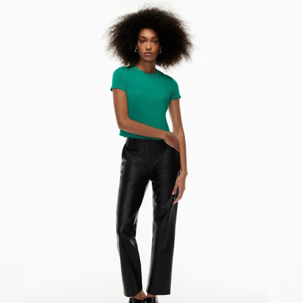 Aritzia TNA Everyday T-Shirt in Herbage Green - Size M